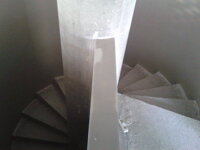 Kuroslepy - vřetenové schodiště